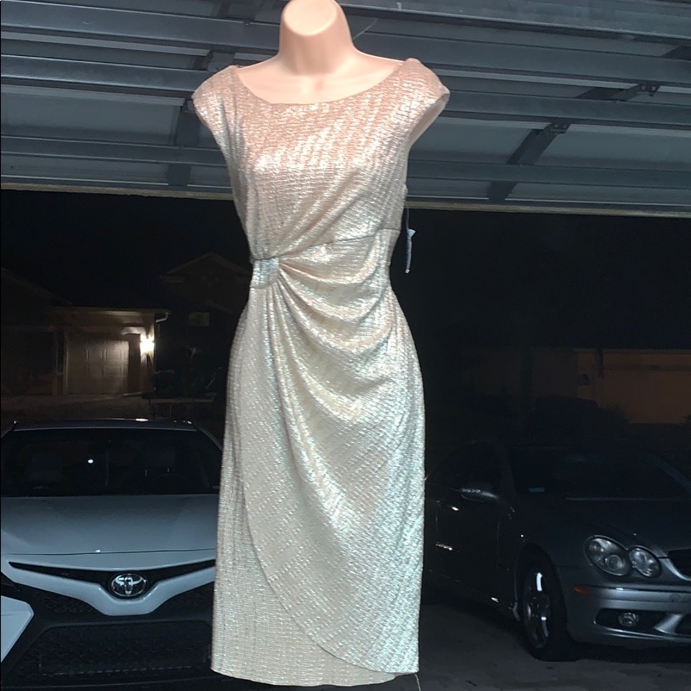 Gold dress